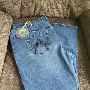 Avenue brand Delux Denim bootcut jeans sz 20 Petite NWT